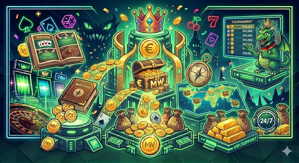 Die Spielwelt von MonsterWin Online Casino